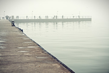 Image showing Artificial bay in Azov sea