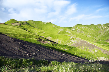 Image showing Mountains in summer