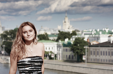 Image showing Woman in Moscow