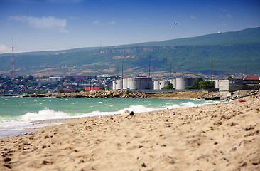 Image showing Oil storage site