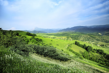 Image showing Mountains and hills