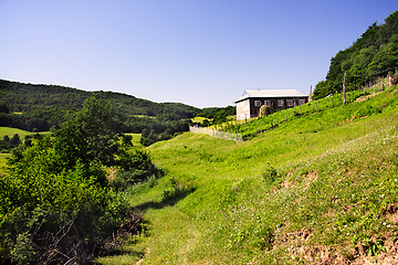 Image showing House in mountains