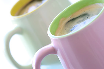 Image showing modern cofee mugs