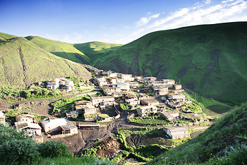 Image showing Village in mountains