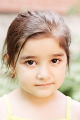 Image showing Little serene girl