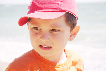 Image showing Boy in red cap