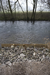 Image showing Repair of river bank