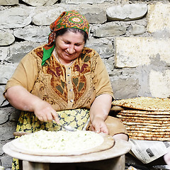 Image showing Baking bread