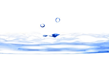 Image showing Two water drops