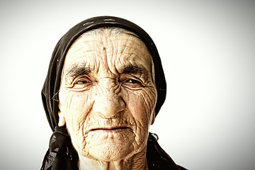 Image showing Senior woman face