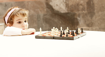 Image showing Hard game of chess