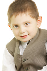 Image showing Portrait of little cute kid