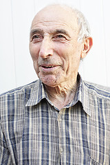 Image showing Elderly man looking aside