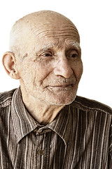 Image showing Pensive senior man