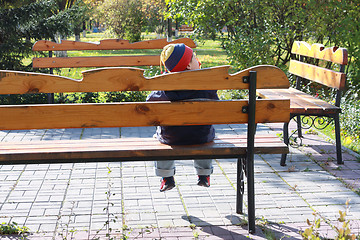 Image showing Alone in park