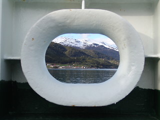 Image showing Detail of a boat