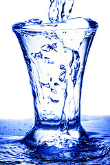 Image showing Water on glass surface