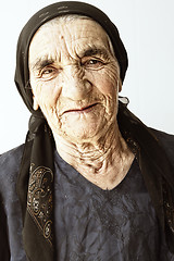 Image showing Smiling elderly woman