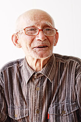 Image showing Portrait of senior in eyeglasses