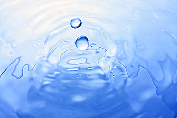 Image showing Two droplets