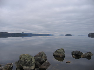 Image showing lake spring morning