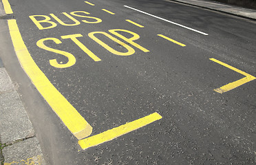 Image showing Bus Stop