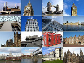 Image showing London collage