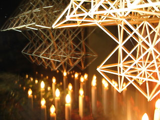 Image showing himmel and candles