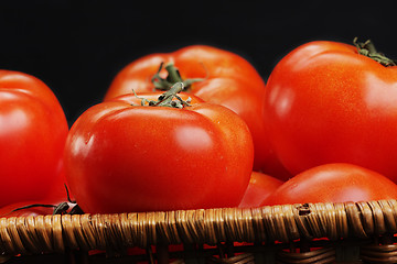 Image showing Several ripe tomatoes