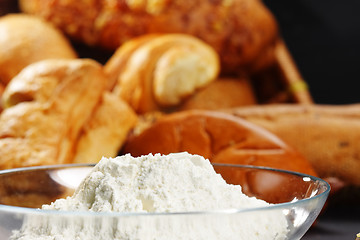 Image showing Flour and bread