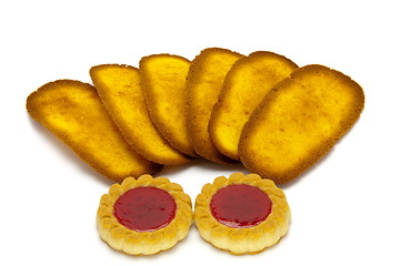 Image showing cookies isolated on a white background 