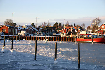 Image showing harbour in sweden