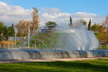 Image showing Fountain in park