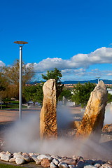 Image showing Fountain in park