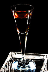 Image showing Cognac in glass