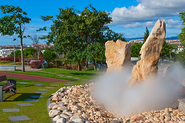 Image showing Fountain in park