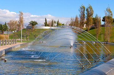 Image showing Fountain in park