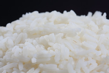 Image showing Cooked rice closeup