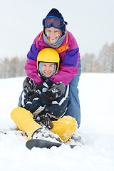 Image showing Skiers