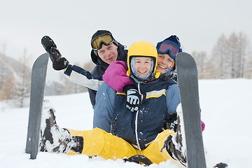 Image showing Skiers