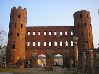 Image showing Porte Palatine, Turin