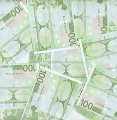 Image showing Euro notes