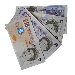 Image showing Pounds notes