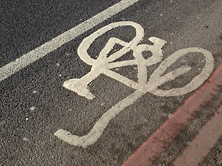 Image showing Bike sign