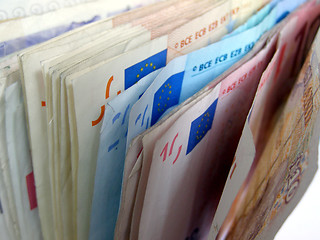 Image showing Euro notes