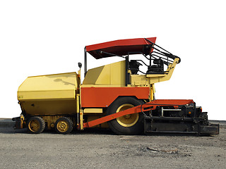 Image showing Asphalt machine