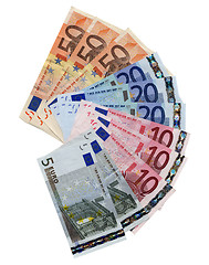 Image showing Euro notes