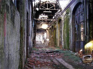 Image showing Abandoned factory