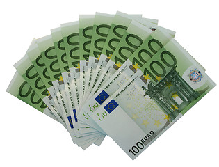 Image showing Euro notes