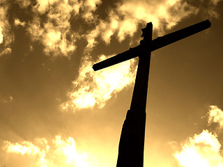 Image showing cross in sky